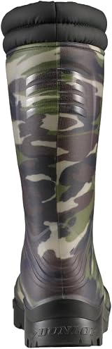 Dunlop Blizzard Kids Winter Boots Camouflage Black Waterproof PVC Welly view 5