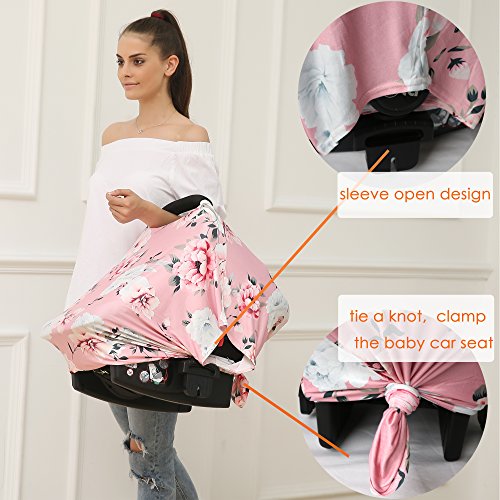 Mother's Nursing Cover, Multi-Use Baby Car Seat Cover, Lactating Women Breastfeeding Clothes, Lightweight And Maternity Dress Breathable Batwing-sleeved Blouse Shirt (2001-01)