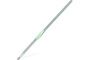 Coopay Knitting Hooks for Crochet, Ergonomic Crochet Needle for All Yarn, Commonly Used Aluminum Crochet Hook, Smooth and Durable - Ideal Crochet Needles for Crocheting (4.0mm)