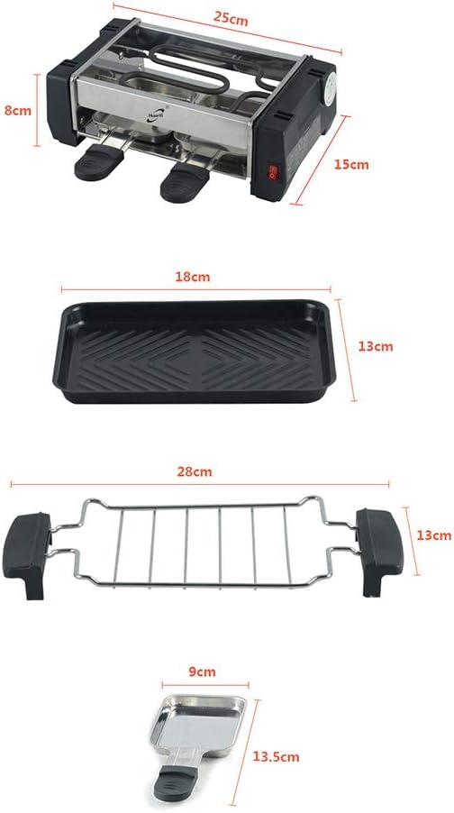 review WYQ Korean Thermostats for Household Use, Smoke-Free Grills, Intelligent Temperature-Controlled Electric Grills, Outdoor Grills,Package Three