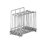 LIPAVI Sous Vide Rack - Model L5 - Marine Quality 316L Stainless Steel - Square 4 x 6.4 Inch - Adjustable, Collapsible, Ensures even and Quick warming - Fits LIPAVI C5 Container