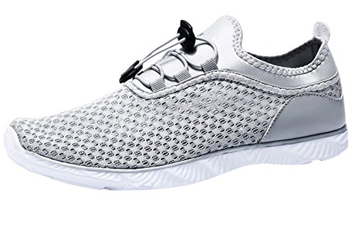 Water Shoes for Women Mens Atheletic Barefoot Aqua Socks Summer Outdoor Water Socks Slip on Mesh Swim Shoes for Beach Swim Surf Yoga Exercise