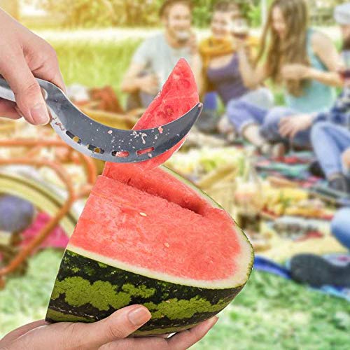 image for SauceDa Watermelon Windmill Cutter 5 Pack, Stainless Steel Watermelon 