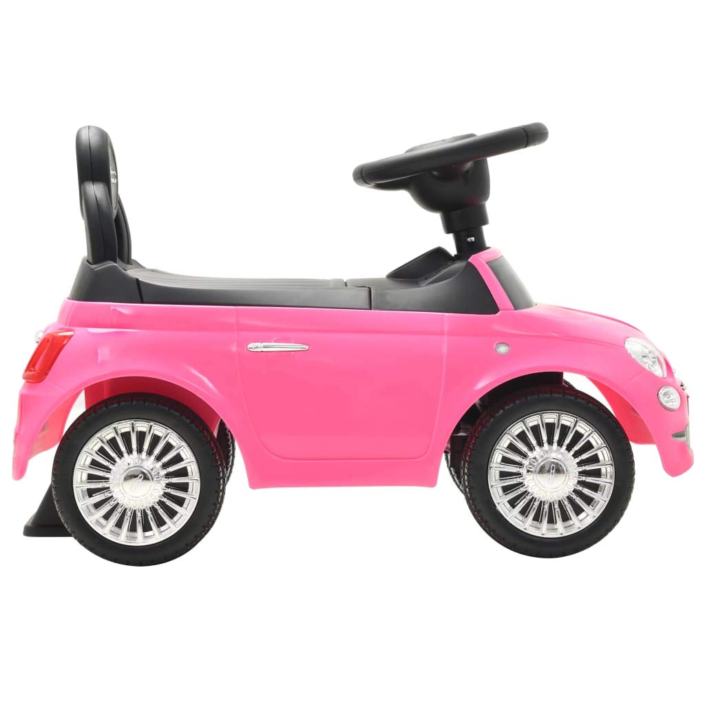 fiat 500 pink ride on