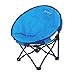 KingCamp Cute Saucer Chair Moon Round Mini Size Ultralight Portable Compact Folding with Safe Lock for Kids Camping Picnic Outdoor with Carry Bag