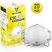 Dust Mask Respirator 95% Filtration N95 Breathing Face Masks Disposable (20 Pack) CDC | NIOSH Certified primary