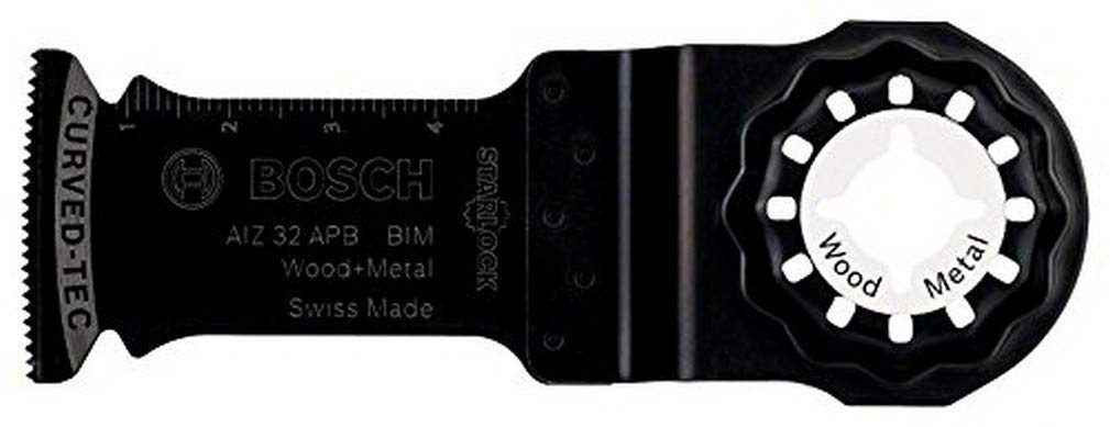 Bosch Professional 5x Plunge Cutting Saw Blade AIZ 32 APB (for Wood and Metal, 50 x 32 mm, Accessory Multitool)