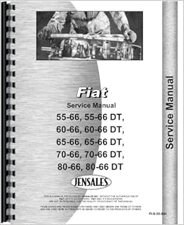 Amazon.com: Fiat 55-66 Tractor Service Manual ... fiat 500 classic wiring diagram 