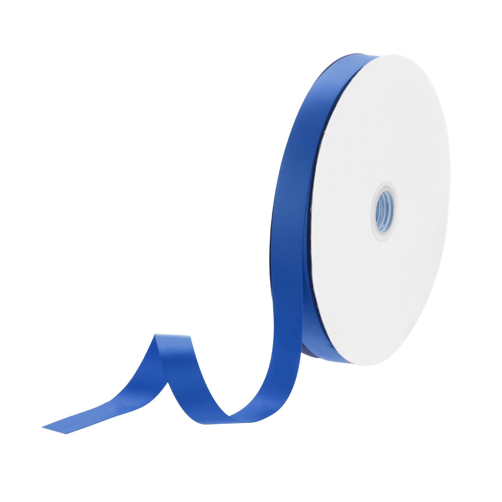 DMiotech 15mm Satin Ribbon 91m/300ft Thin Double Face Fabric Grosgrain Ribbon for Gift Wrapping Floral Hair Flower Bouquet, Blue