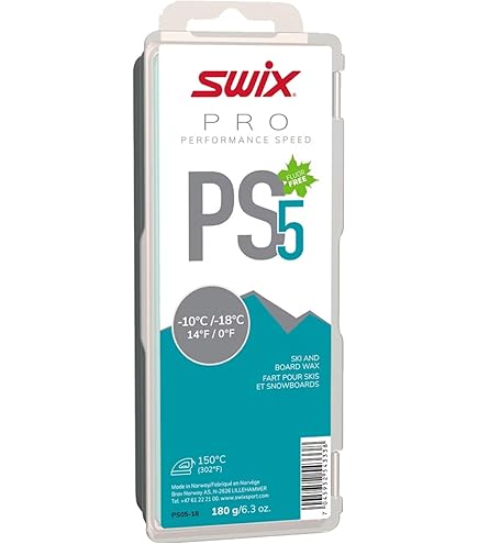 Amazon.com : Swix HS6 Blue High Speed Ski & Snowboard Wax for