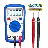 Etekcity Auto-Ranging Digital Multimeter, AC/DC Amp Ohm Voltage Tester Meter with Resistance Continuity Capacitance and Diode Test