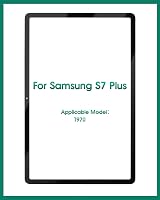 SRJTEK for Samsung Galaxy Tab S7+ Front Glass Screen Replacement T970 Outer Lens view 3