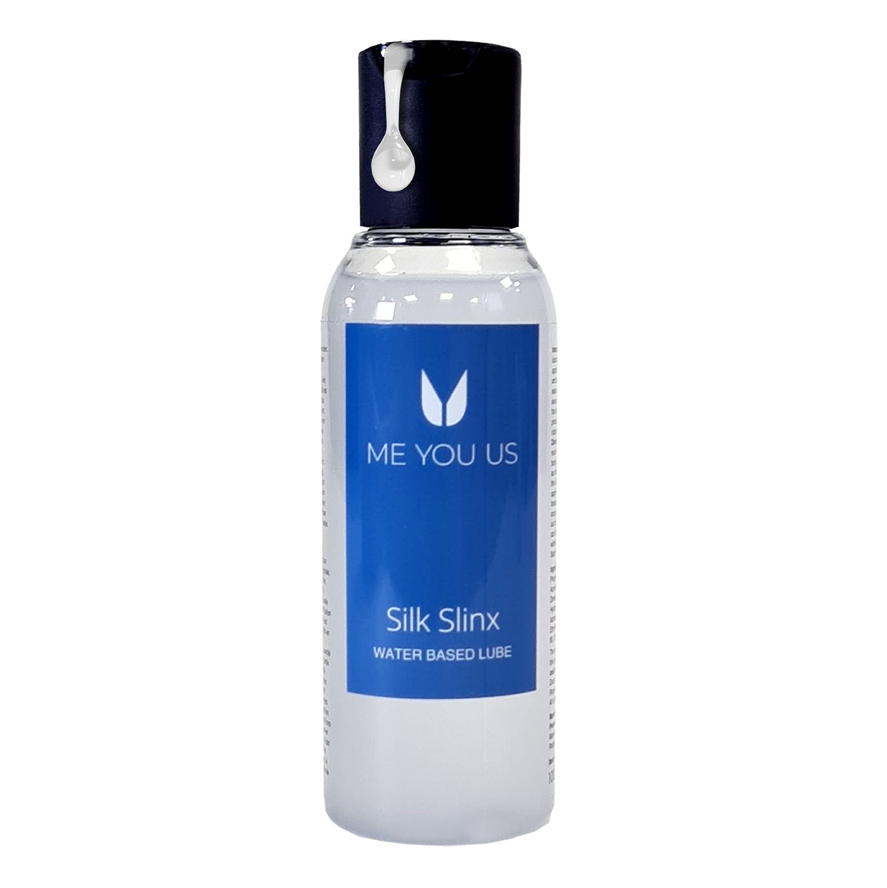 Me You Us – Silk Slix Water-Based Lubricant 100ml Pump | Premium Intimate Lube | Non-Sticky, Long-Lasting, Toy & Condom Safe, Easy Clean