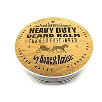 Honest Amish Heavy Duty Beard Balm -New Large 4 Ounce Twist Tin