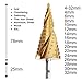 Knoweasy HSS Titanium Coated Spiral Grooved Step Drill 3-Piece Set,4-12mm/4-20mm/4-32mm Drill Bits Set,Used for Drilling Plate Aluminum Metal Wood Hole, Large Hole Drill Suitable for DIY Lovers