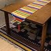 JOYIN Mexican Table Runner 84x14-inch for Cinco De Mayo Party Wedding Decorations Outdoor Picnics Dining Table, Fringe Cotton Table Runners, Mexican Fiesta Party Decorations, Serape Table Runners
