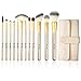 Classic Birthday Gifts For Women,Makeup Brush Set, Premium 12 Pcs Synthetic Kabuki Face Eyeshadow Eyeliner Foundation Blending Blush Makeup Brushes Powder Liquid Cream Cosmetic Brushes Kit with Bag