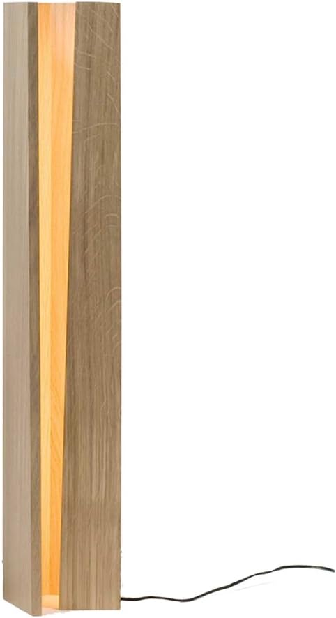 HJXDtech -Nordic Minimalist Solid Wood Table Light Creative Atmosphere Desk Lamp Office Computer Night Light Bedside Light with USB Plug (31cm)