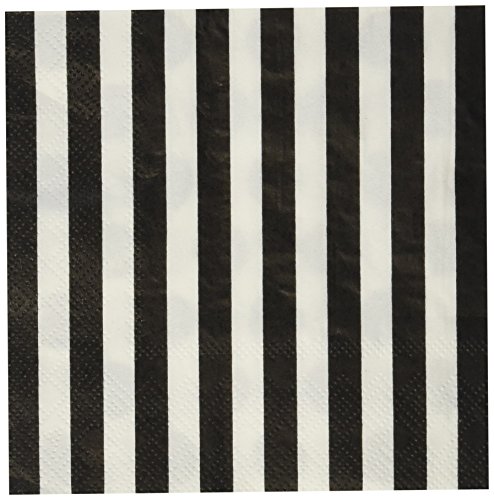 Paper Eskimo 20-Pack Napkins, Black Tie