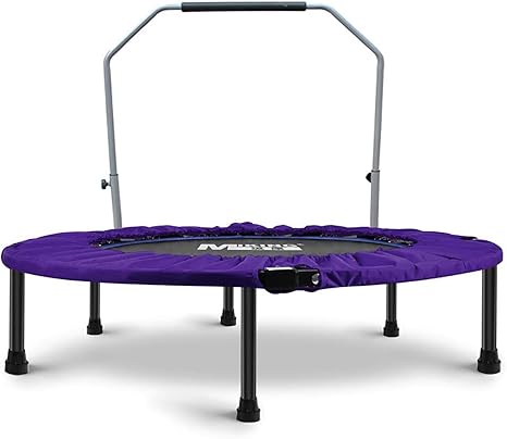 DULPLAY Interior Trampolín Fitness con Pasamanos,portátil ...