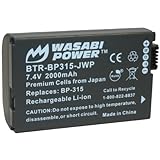 Wasabi Power Battery for Canon BP-308, BP-310, BP-315 and Canon HV10, Optura 600