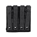 Outry M4 M16 AR-15 Type Magazine Pouch Mag Holder - Triple/Double/Single Airsoft MOLLE Mag Pouch - Open Top Version - Double - Black
