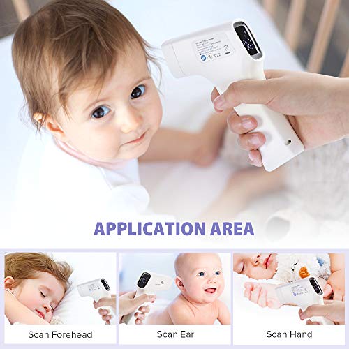 GEKKA NoTouch Forehead Thermometer Infrared Thermometer for Adults and