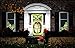 Halloween Haunted House Green Goblin Door Cover by Greenbrier