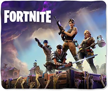 Tina Silvergray 60" x 50" Double Side Fleece Thickenend Throw Blanket for Fortnite Game Fans (Style 2)