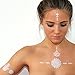 Designer Metallic Tattoos by TribeTats -- Henna Inspired Body Art -- Applies In A Flash, Long Lasting -- Boho Music Festival Accessories