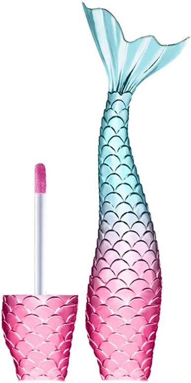 Mermaid Pearlescent Lip Gloss Lip Glaze AmyDong Waterproof Lip Makeup Long Lasting Non-Stick Cup Lipgloss Hydrating Satin Lipstick