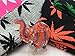 2 Pair Weed 420 Marijuana Pipe Socks with Free Elephant Pictured with Socks