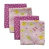 Funkins Reusable Cloth Napkins for Kids | Name Tag | 12