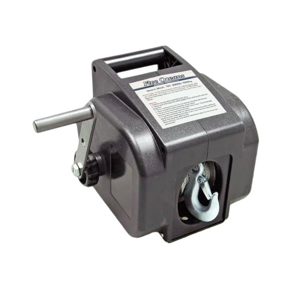 Electric-Marine-Trailer-Recovery-Winch-Atvboattruck-2000-Lb-12v-Five-Oceans