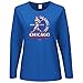 Chicago Baseball Fans. The Curse Ends Championship Ladies Long Sleeve T-Shirt (Sm-2X)