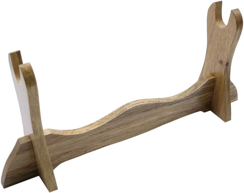 Real Wood Samurai Sword Katana Wakizashi Tanto Holder Stand Dispaly 1 Layer