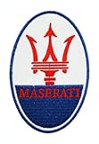 MASERATI Motors Cars Motorsporon Patch Sew Iron on Logo Embroidered Badge Sign Emblem Costume BY Dreamhigh_skyland