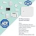 LifeShield Home Security Advantage Kit includes Base station, Touchpad, 2 Motion Sensors, 4 Entry Sensors, Fire Safety Sensor, Keychain Remote, Indoor Camera.