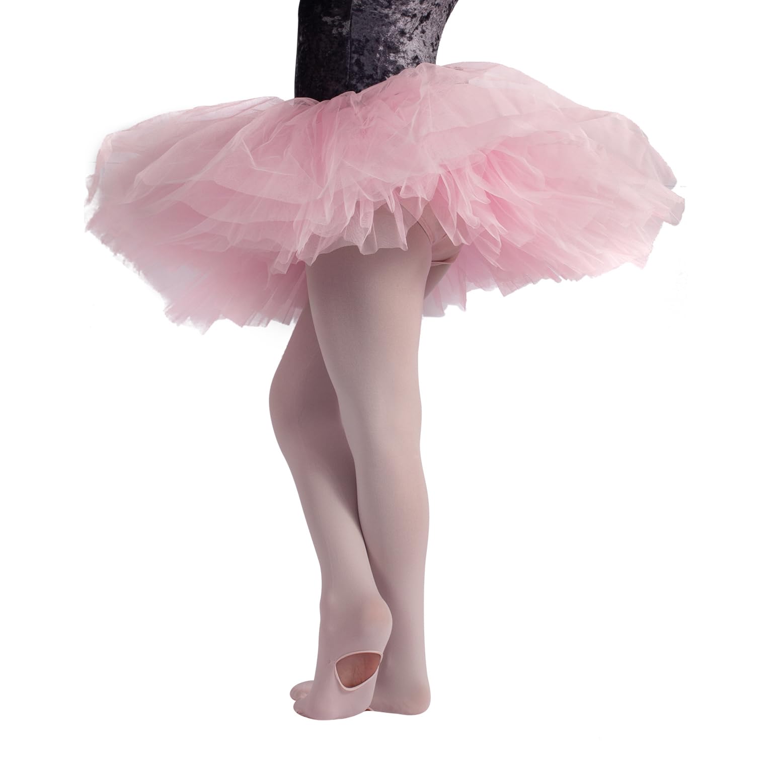 CALZITALY 80 den girl ballet convertible tights, Dance pantyhose, years 4-6, 8-10, 12-14, Italian Hosiery (UK, Age, 12 Years, 14 Years, Regular, Pink)