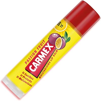 Carmex Passionfruit Lip Balm Click Stick Moisturizing SPF15 4.25g Pack of 1