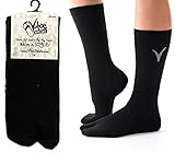 3 Pairs Combo - V-Toe Thicker Athletic Tabi Flip Flop Sports Socks Crew Or Ankle