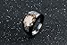 Huanhuan Men's Emerald Cut Champagne Sapphire CZ Black Gold Plated Rings Size 7 to 13