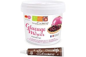 Mirror Glaze Mix 220 g + Edible Chocolate Pen