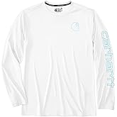 Carhartt Men’s Force Sun Defender Lightweight Long-Sleeve Logo Graphic T-Shirt