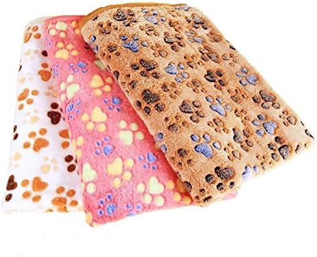 HIGHROCK Pet Blanket for Small Cats & Dogs Thick Sleep Mat, Pet Dog Cat Puppy Kitten Soft Blanket Doggy (L, Pink)
