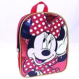 Disney Girls' Minnie Mouse Mini Children's Backpack, Red, One Size