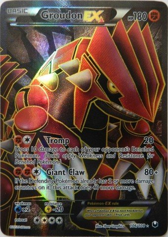 Pokemon - Groudon-EX (106/108) - BW - Dark Explorers