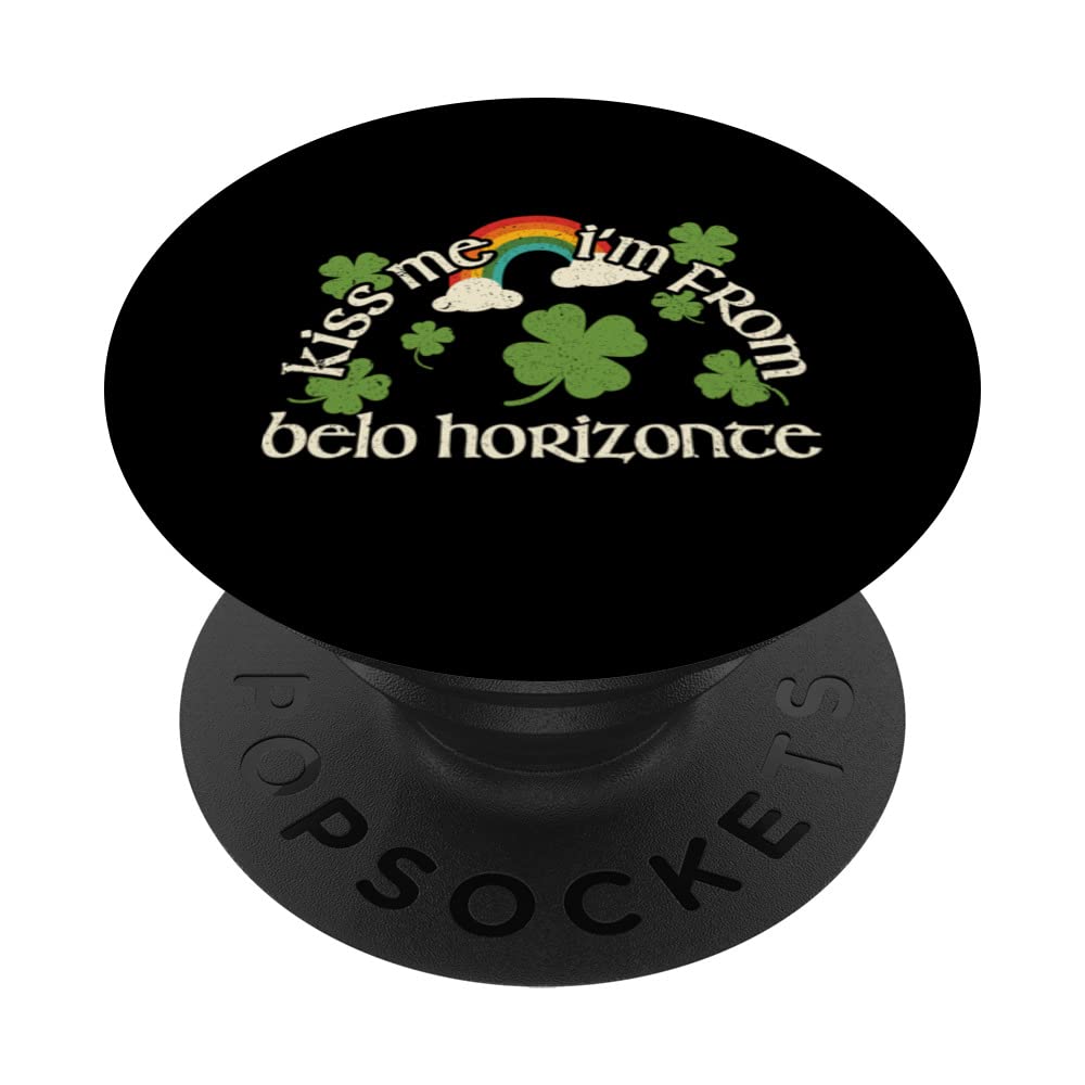 Kiss Me Shamrock - City St. Patrick's Day Belo Horizonte PopSockets Swappable PopGrip
