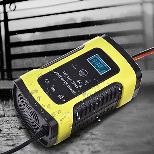 Ksruee 12V 6A Universal Repair Type Lead Acid Storage Charger Motorcycle Car Battery Charger Fully Intelligent