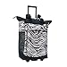Olympia U.S.A. Luggage Sports Plus Rolling Shopper Tote, Zebra Black, One Size